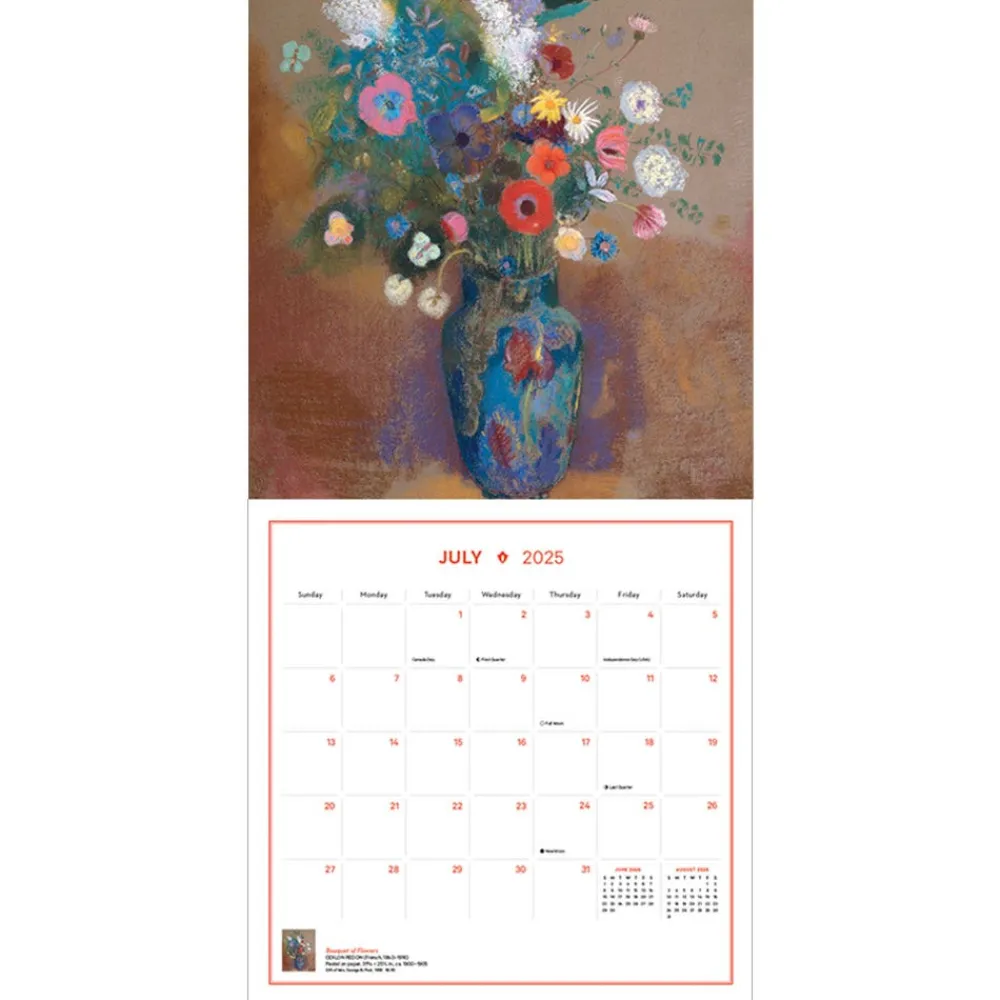 Calendars^The Met Store Impressionism and Post-Impressionism Wall Calendar 2025