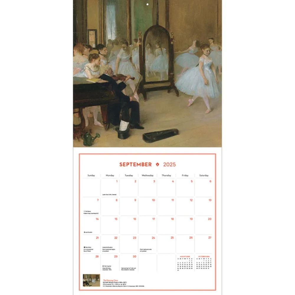 Calendars^The Met Store Impressionism and Post-Impressionism Wall Calendar 2025