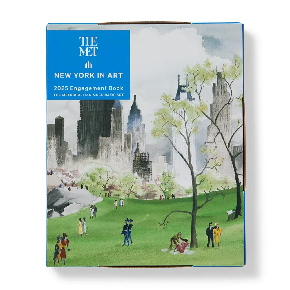 Calendars^The Met Store New York in Art Spiral-Bound Engagement Calendar 2025