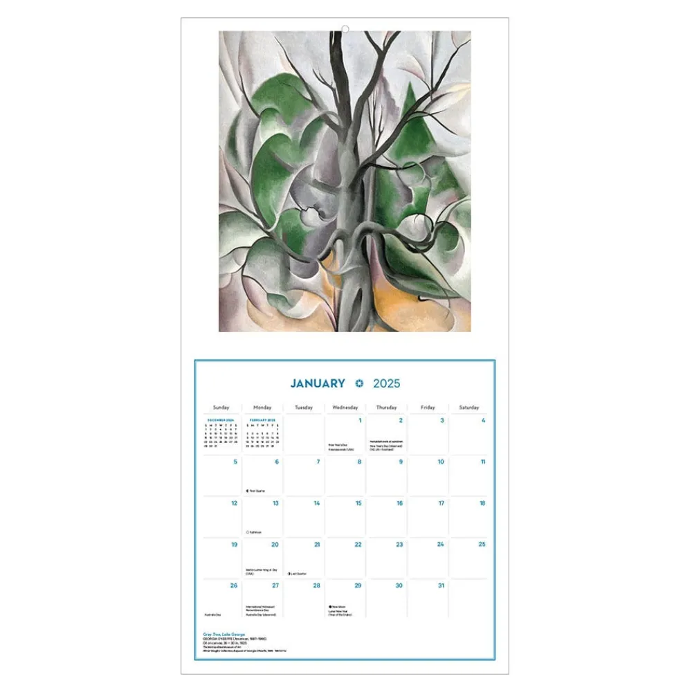 Calendars^The Met Store Georgia O'Keeffe Wall Calendar 2025
