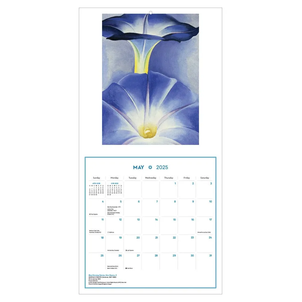Calendars^The Met Store Georgia O'Keeffe Wall Calendar 2025