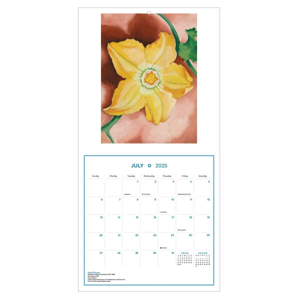 Calendars^The Met Store Georgia O'Keeffe Wall Calendar 2025