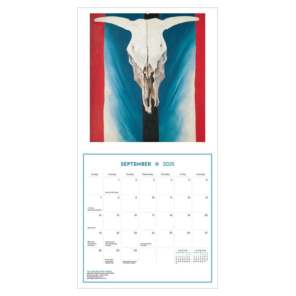 Calendars^The Met Store Georgia O'Keeffe Wall Calendar 2025