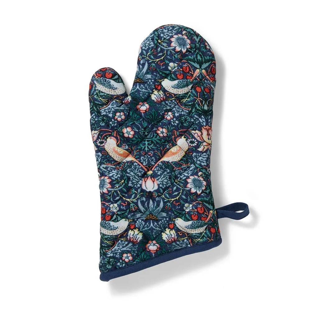 Tableware^The Met Store William Morris Strawberry Thief Pot Holder and Oven Mitt Set
