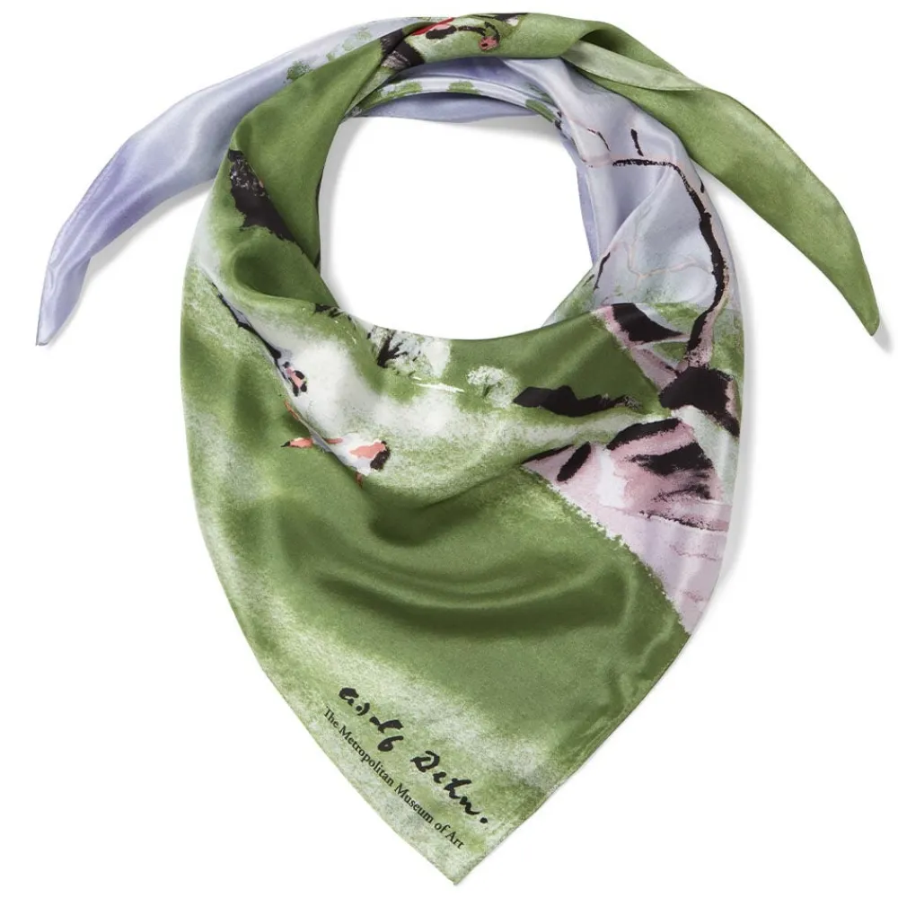 Scarves & Wraps^The Met Store Dehn Spring in Central Park Square Silk Scarf
