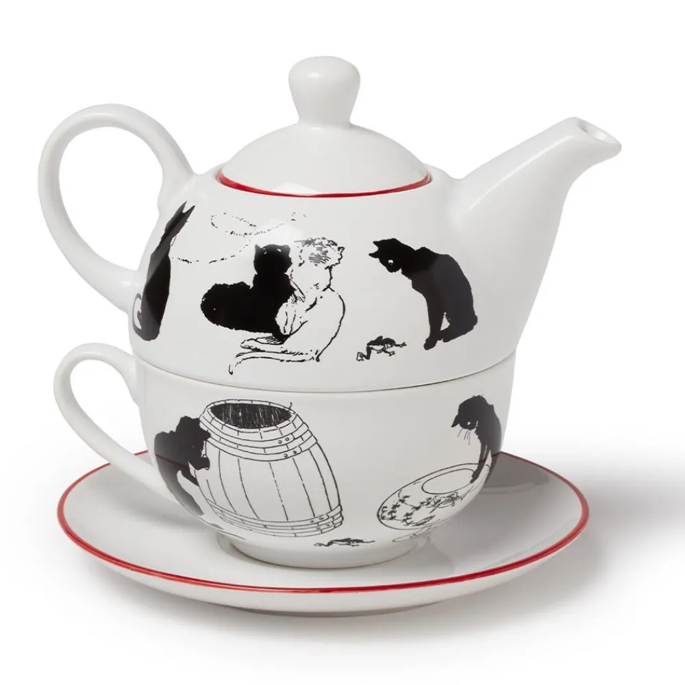 Tableware^The Met Store Steinlen Cats Tea-for-One Set