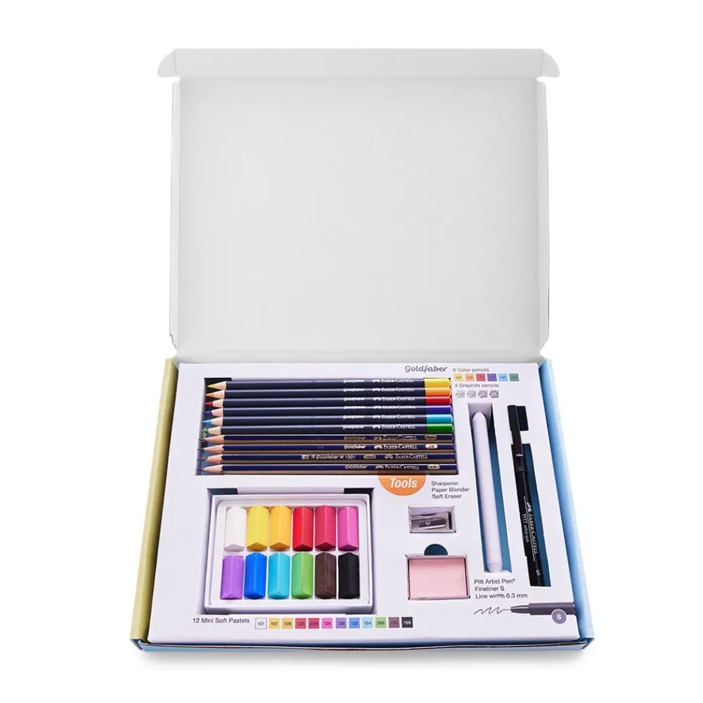 Art Supplies & Easels^The Met Store Creative Studio Try It Box: Dry Mediums
