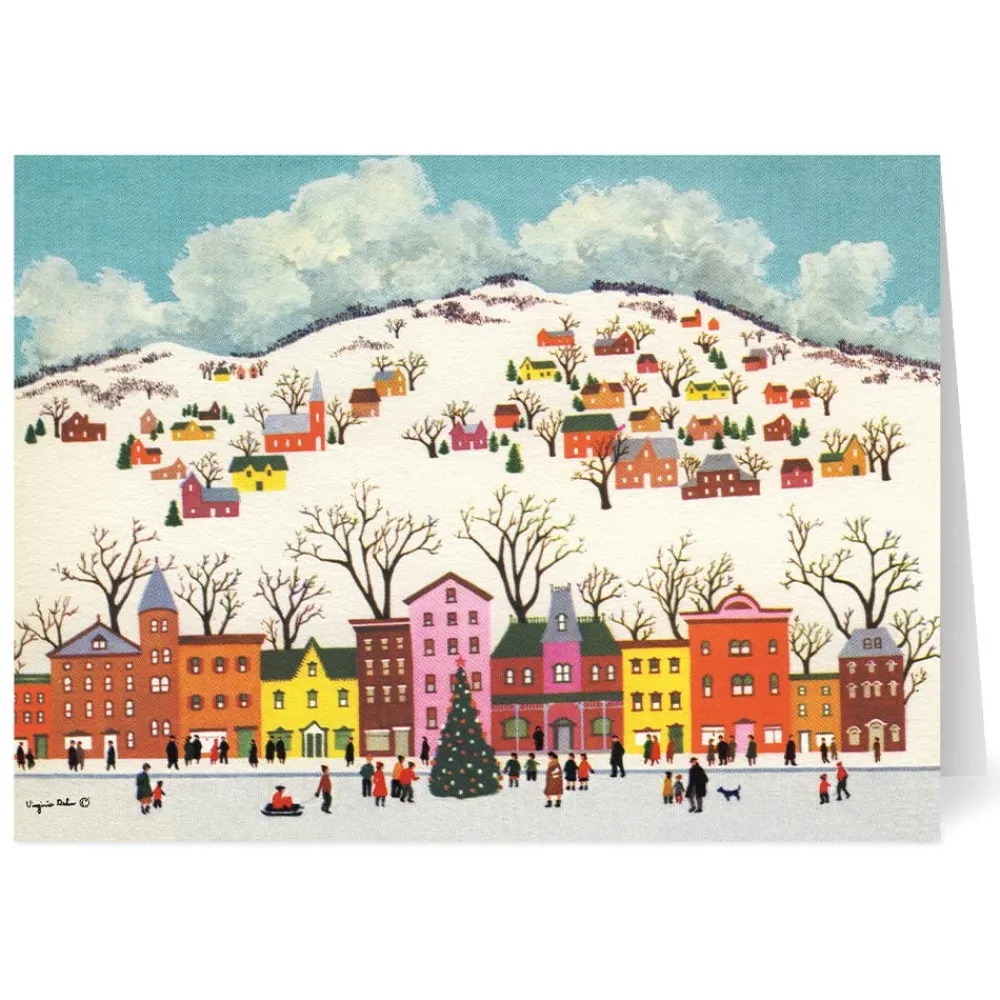 Holiday Cards^The Met Store Virginia Dehn: Village Scene Holiday Cards