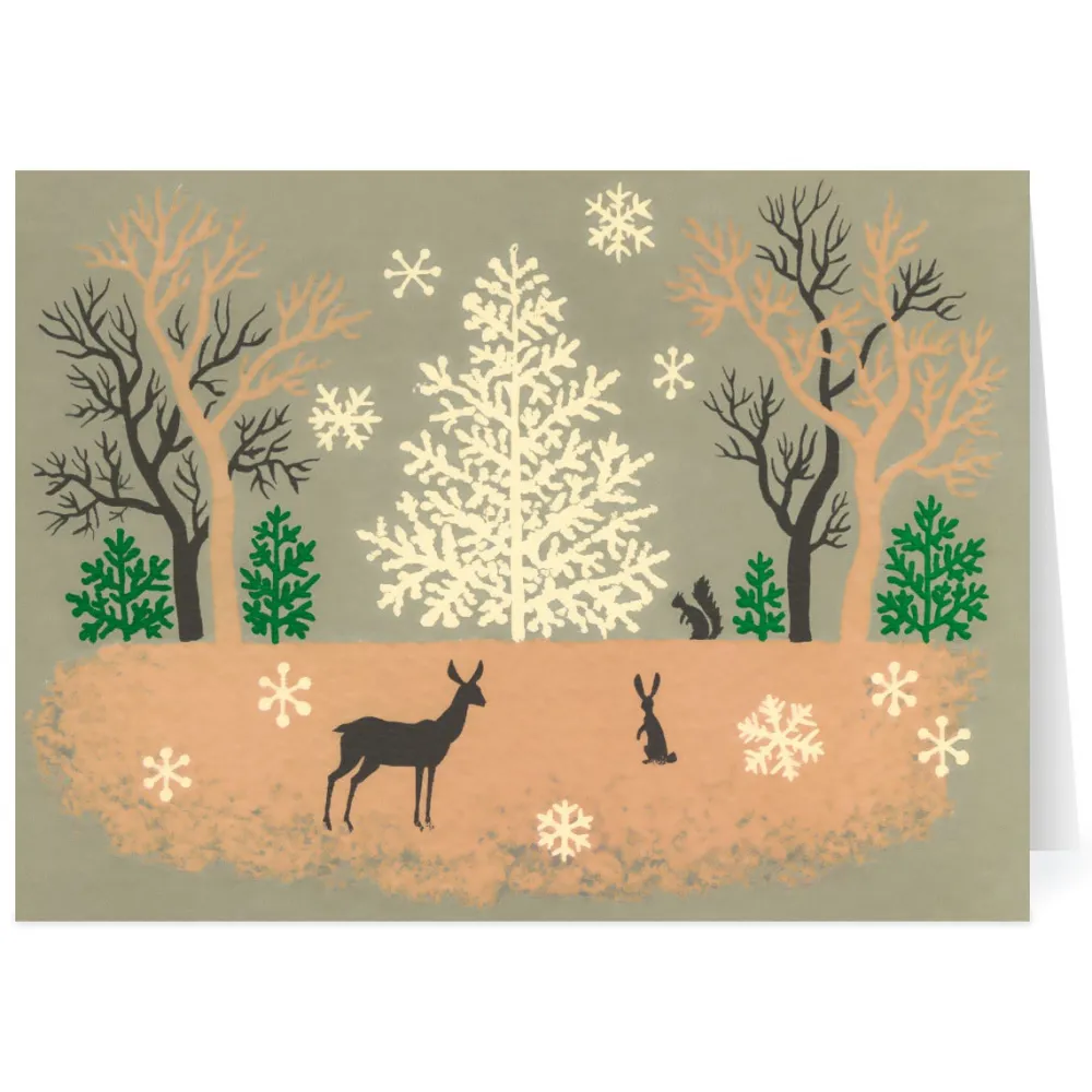 Holiday Cards^The Met Store Gordon: Deer and Rabbit Holiday Cards