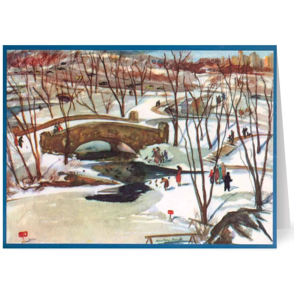 Holiday Cards^The Met Store Brockman: Park in Winter Holiday Cards