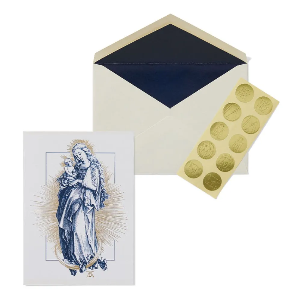 Holiday Cards^The Met Store Dürer: Virgin on the Crescent Fine Holiday Cards with Lined Envelopes and Foil Seals