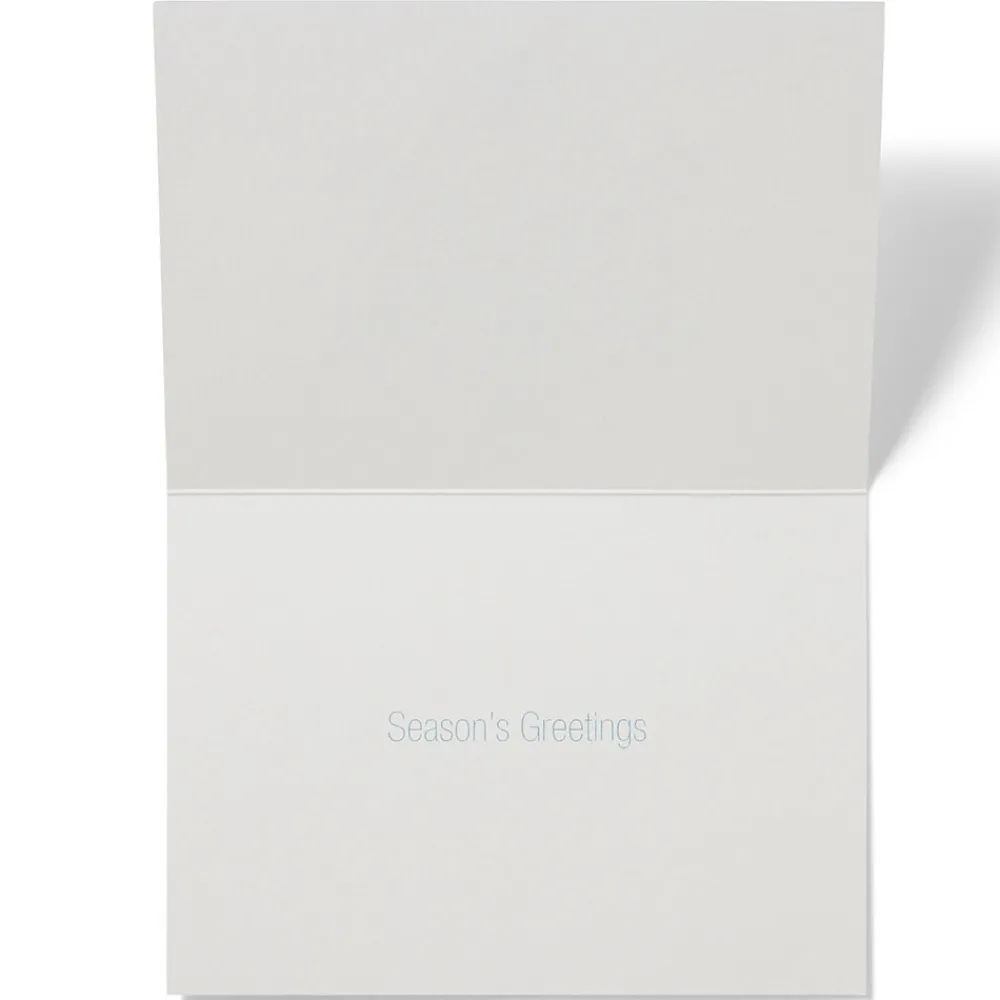 Holiday Cards^The Met Store Bentley: Snow Crystal Fine Holiday Cards with Lined Envelopes and Foil Seals