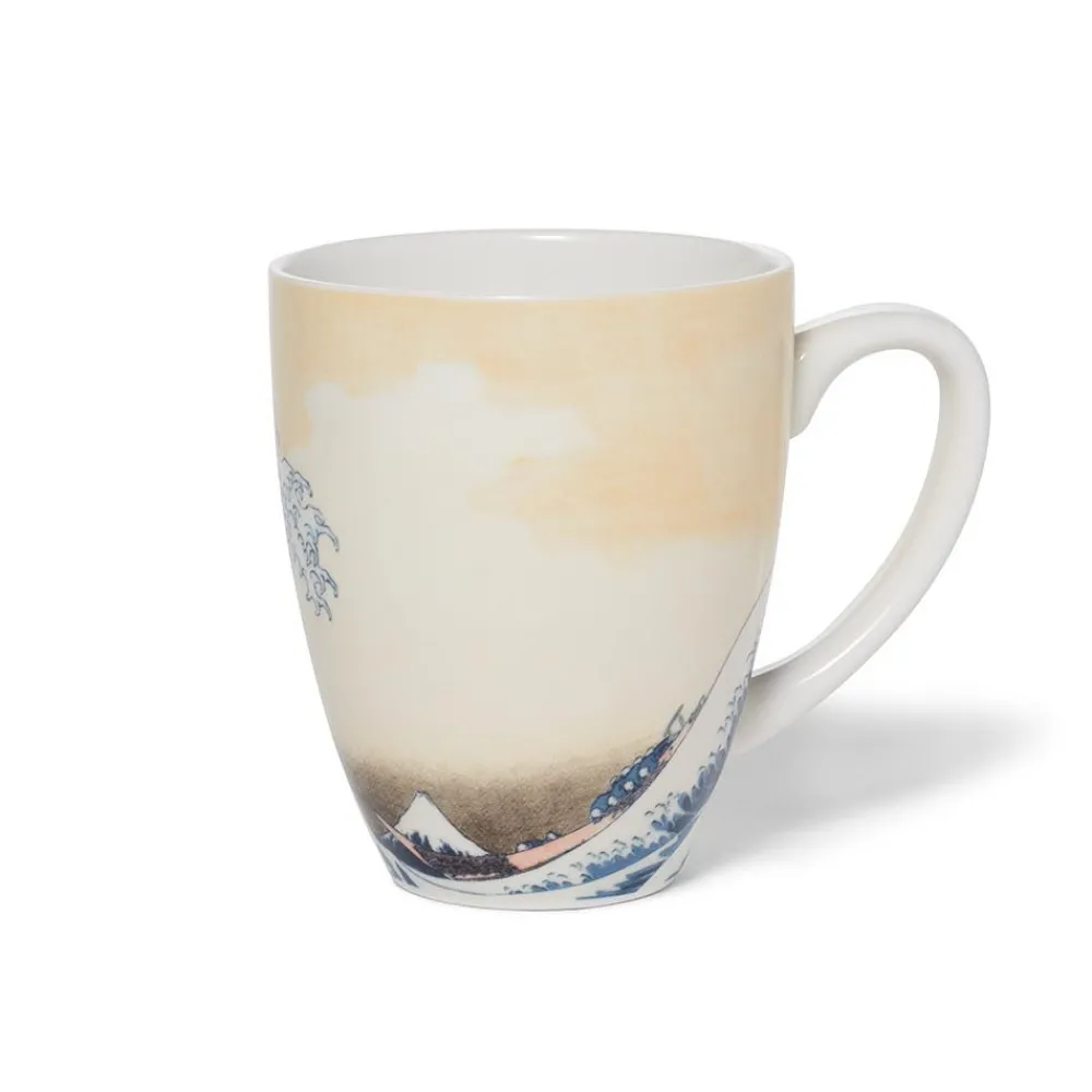 Tableware^The Met Store Hokusai Great Wave Covered Mug with Tea Infuser