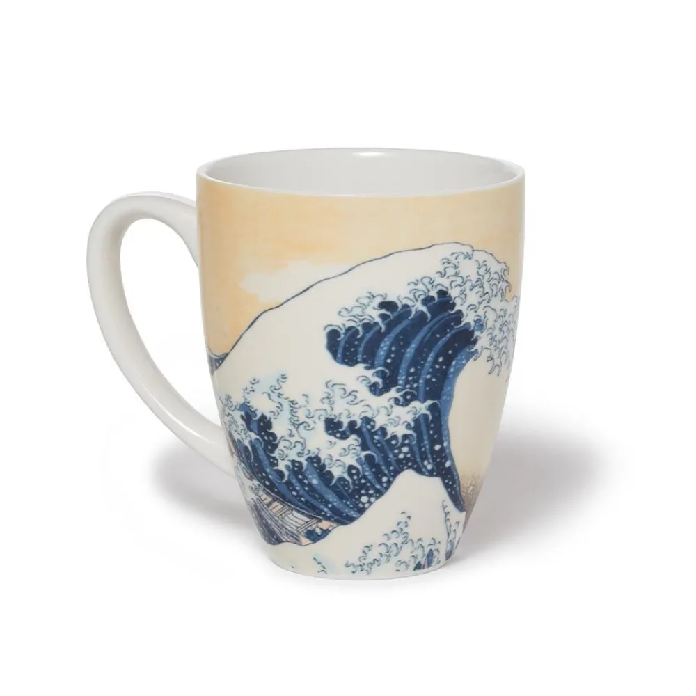 Tableware^The Met Store Hokusai Great Wave Covered Mug with Tea Infuser