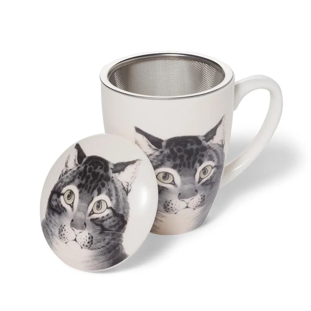 Tableware^The Met Store The Favorite Cat Covered Mug with Tea Infuser