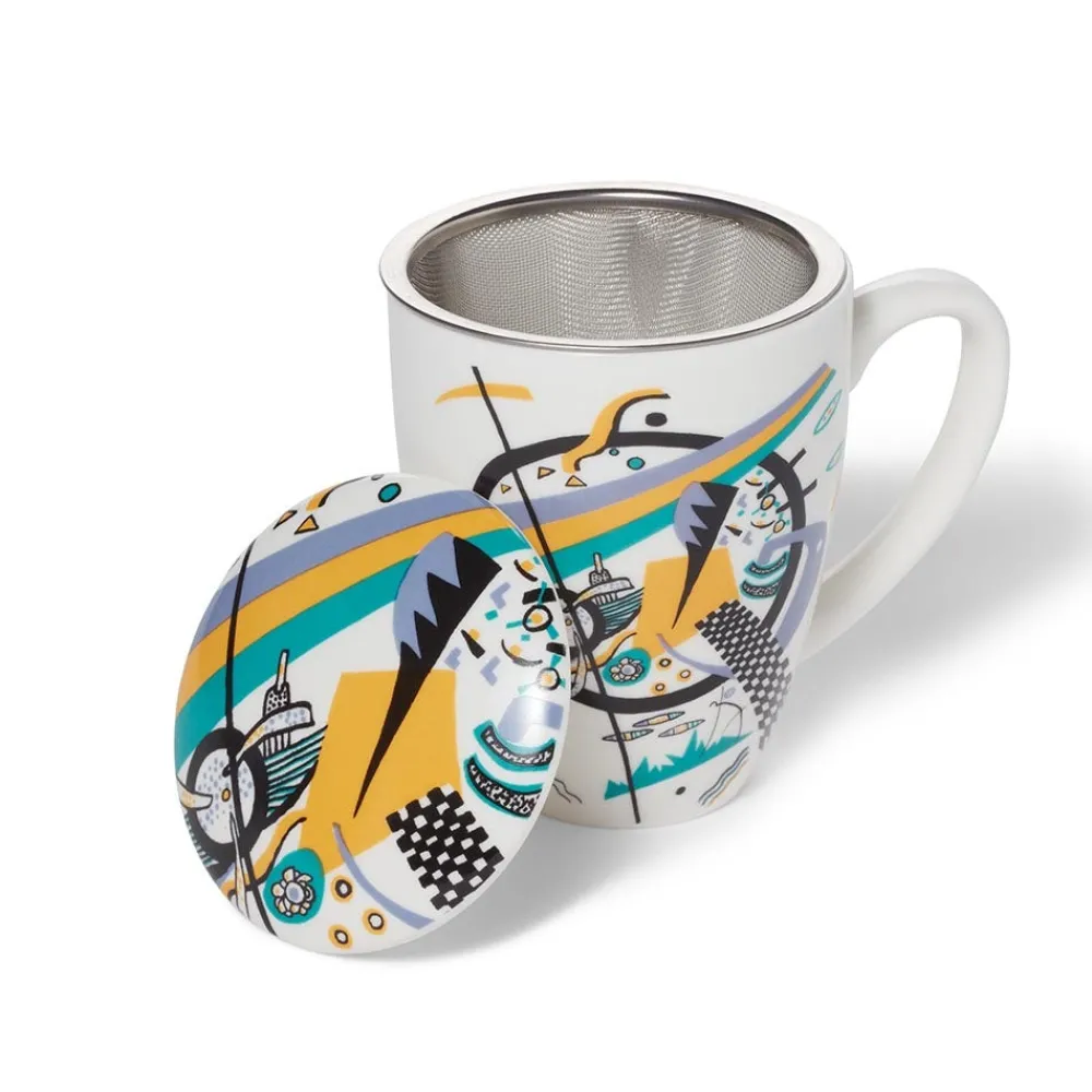 Tableware^The Met Store Kandinsky Small Worlds Covered Mug with Tea Infuser