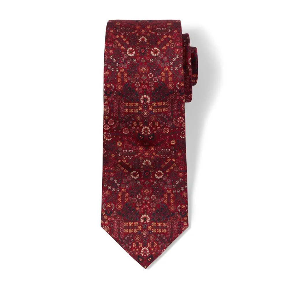 Small Accessories^The Met Store Indian Millefleurs Silk Necktie