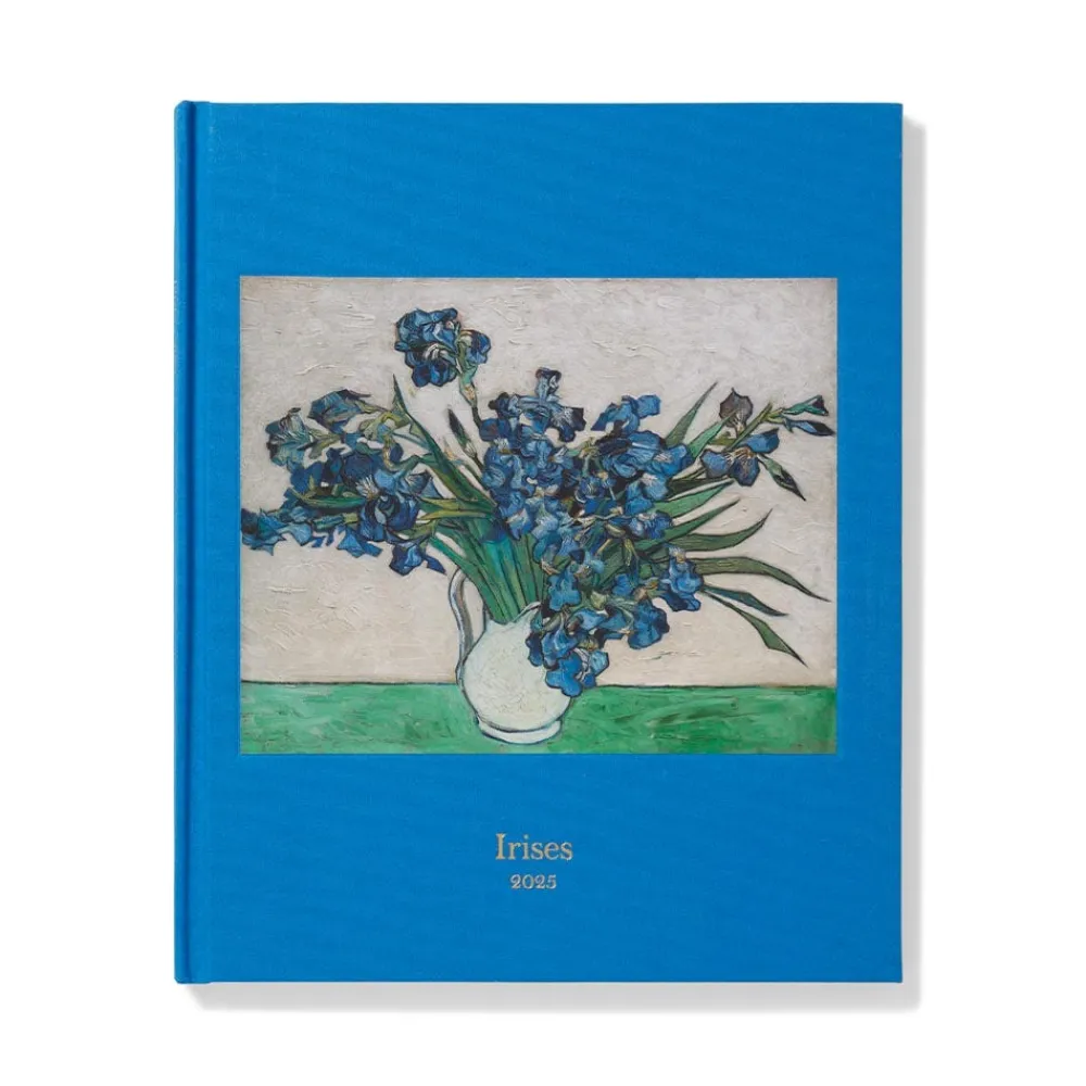 Calendars^The Met Store Met Irises Clothbound Monthly Calendar 2025