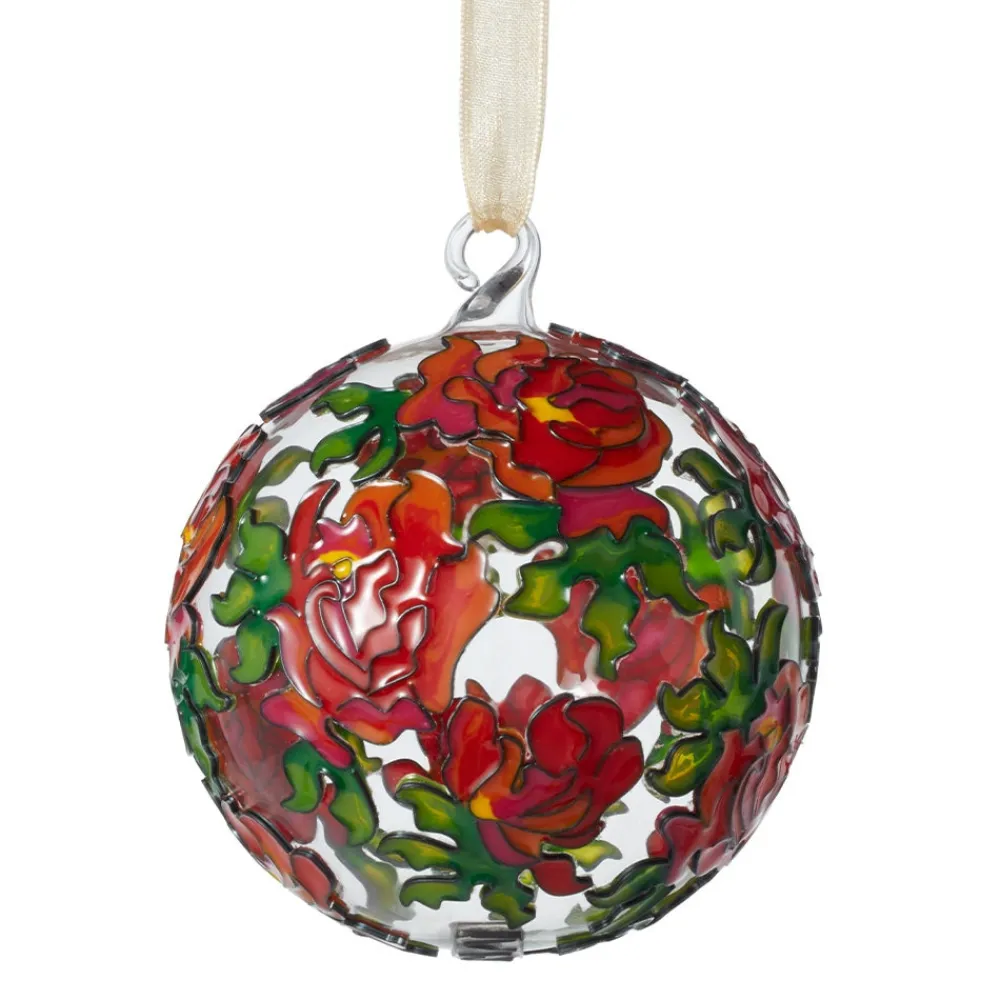 Ornaments^The Met Store Louis C. Tiffany Peonies Cloisonné Ornament
