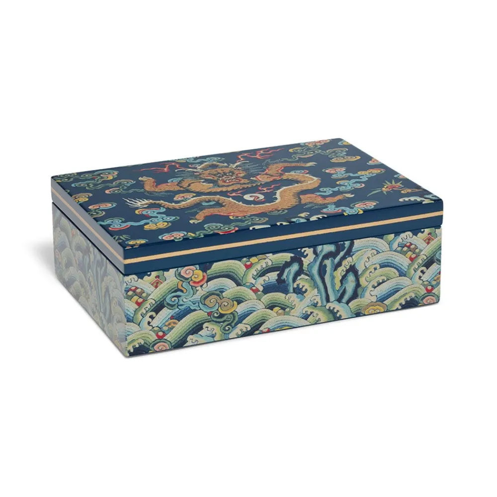 Decorative Accents^The Met Store Chinese Dragon Rank Badge Lacquer Box