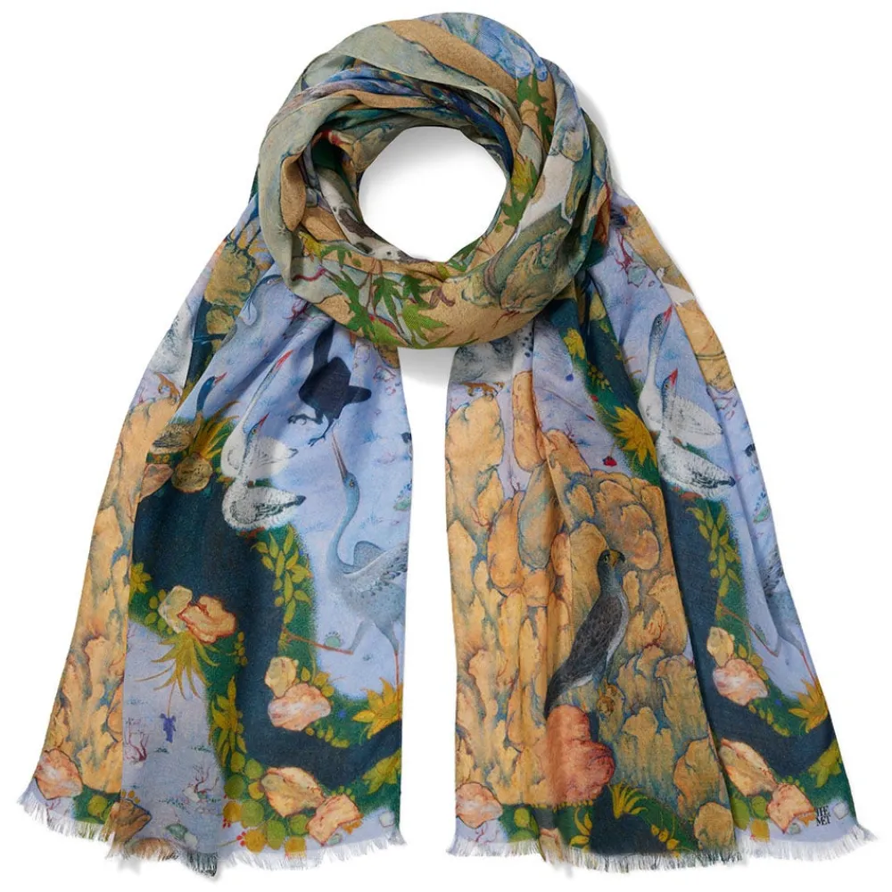 Scarves & Wraps^The Met Store Concourse of the Birds Oblong Scarf