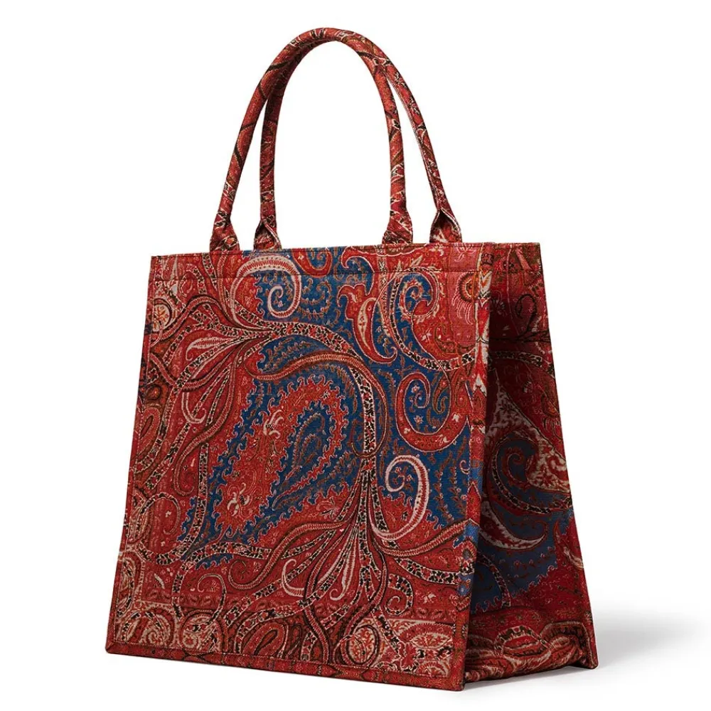 Bags^The Met Store Four Seasons Paisley Oversize Structured Tote