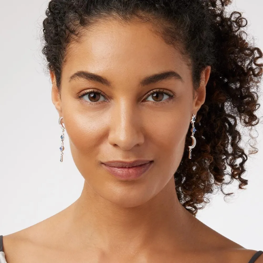 Earrings^The Met Store Celestial Symbols Linear Drop Earrings