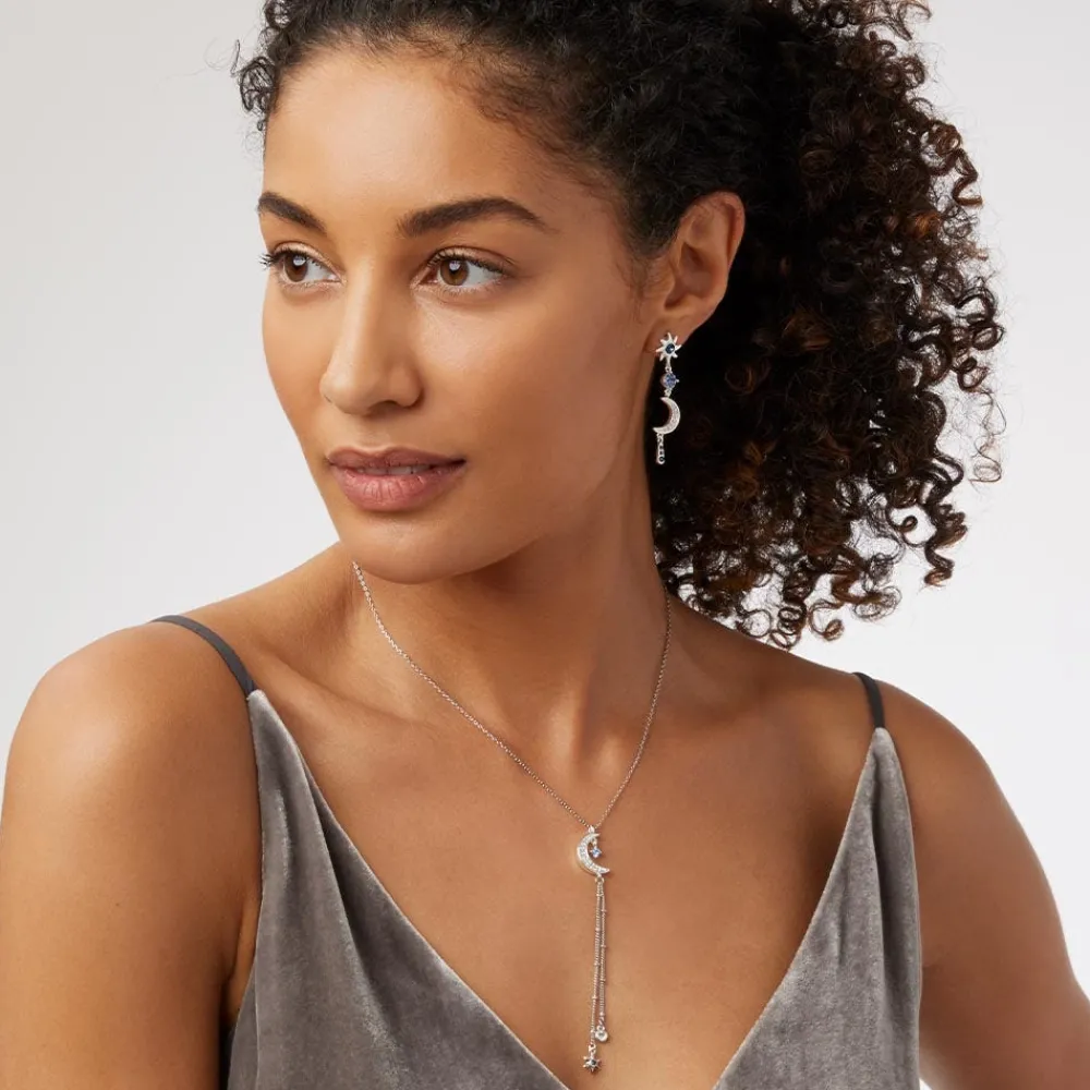 Earrings^The Met Store Celestial Symbols Linear Drop Earrings