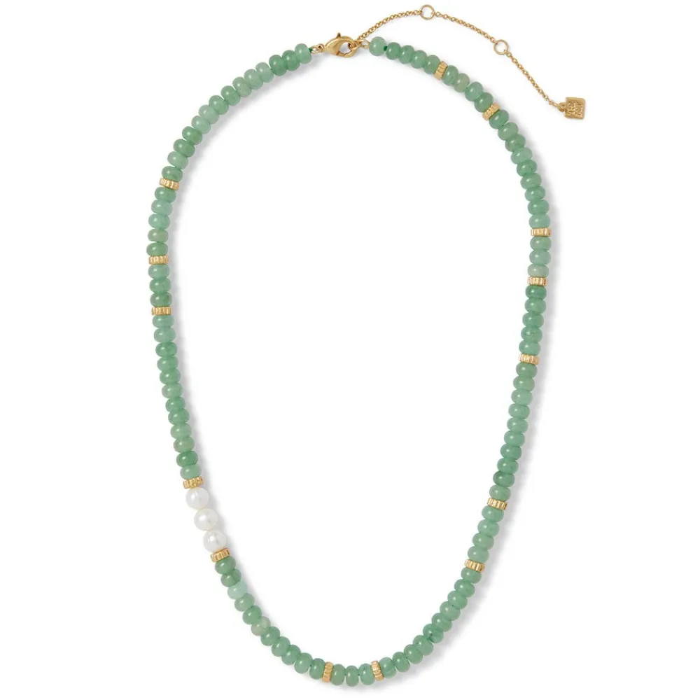 Necklaces^The Met Store Karavas Gems Aventurine Beaded Necklace