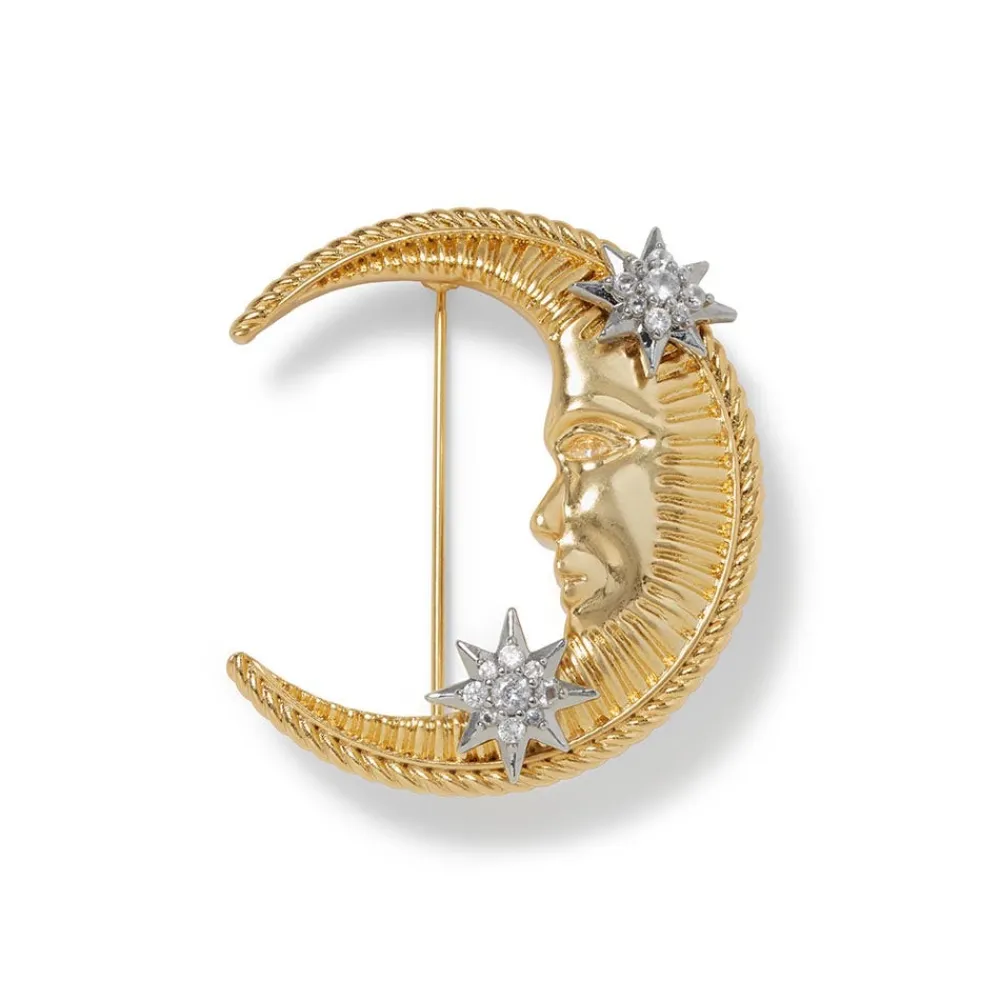 Pins & Brooches^The Met Store Spanish Day and Night Moon Brooch