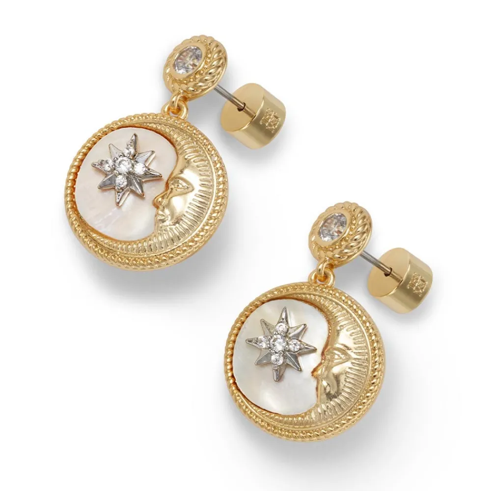 Earrings^The Met Store Spanish Day and Night Moon Drop Earrings