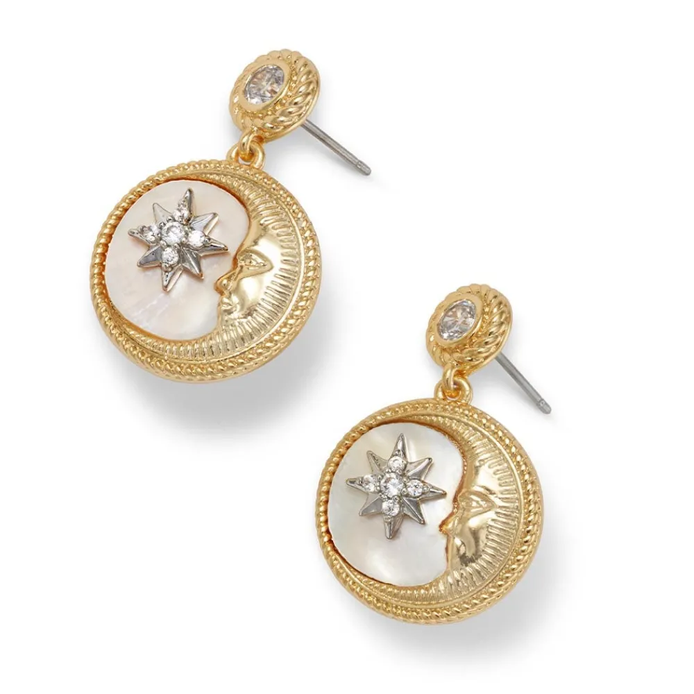 Earrings^The Met Store Spanish Day and Night Moon Drop Earrings
