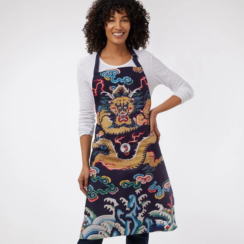 Tableware^The Met Store Chinese Dragon Rank Badge Apron