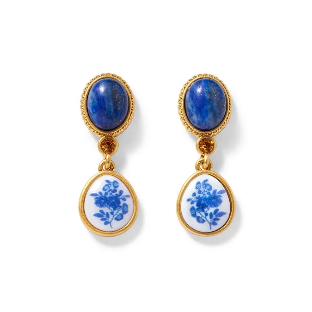Earrings^The Met Store Qing Bottle Floral Drop Earrings