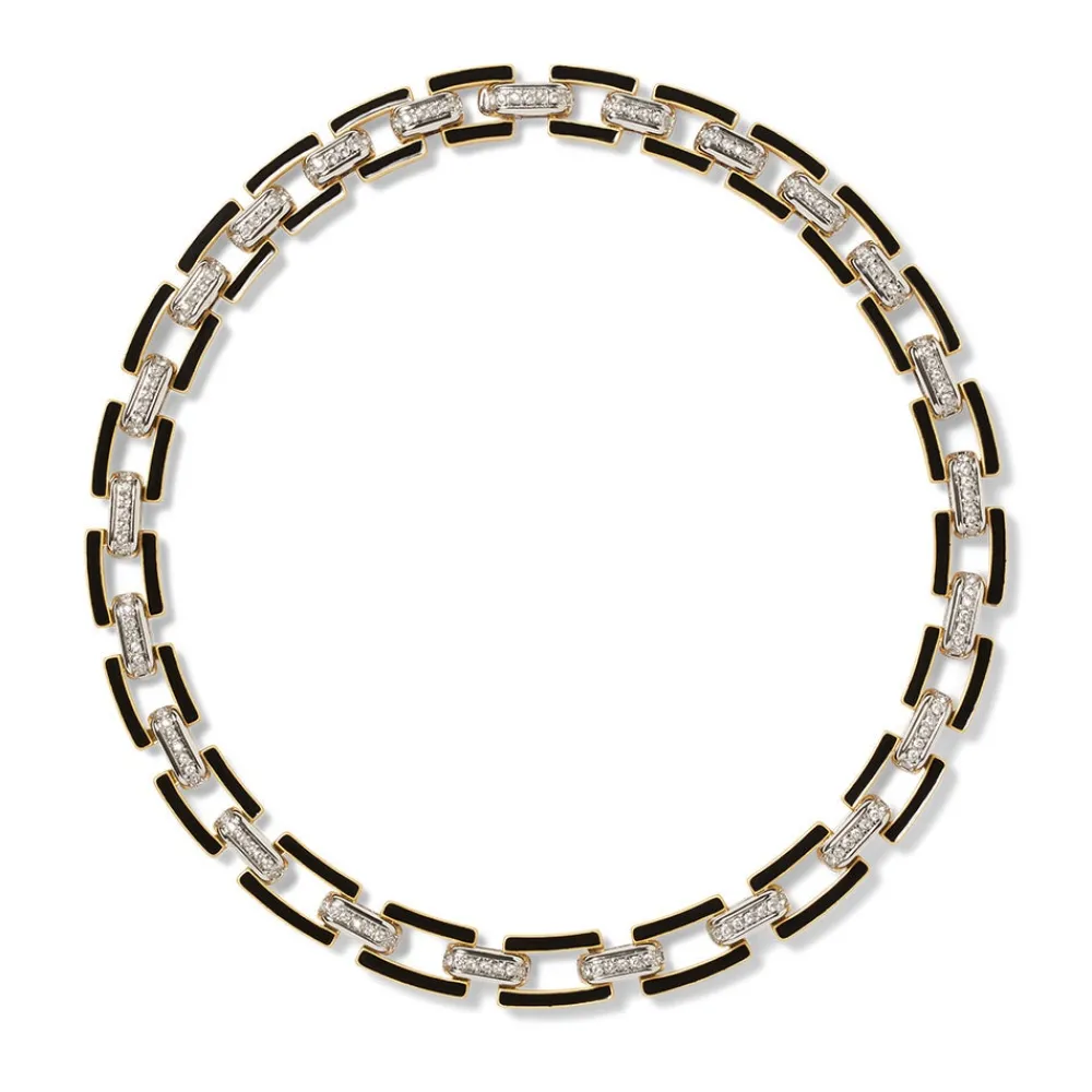 Jewelry Sets^The Met Store European Buckle Enamel Collar Necklace and Drop Earrings Set