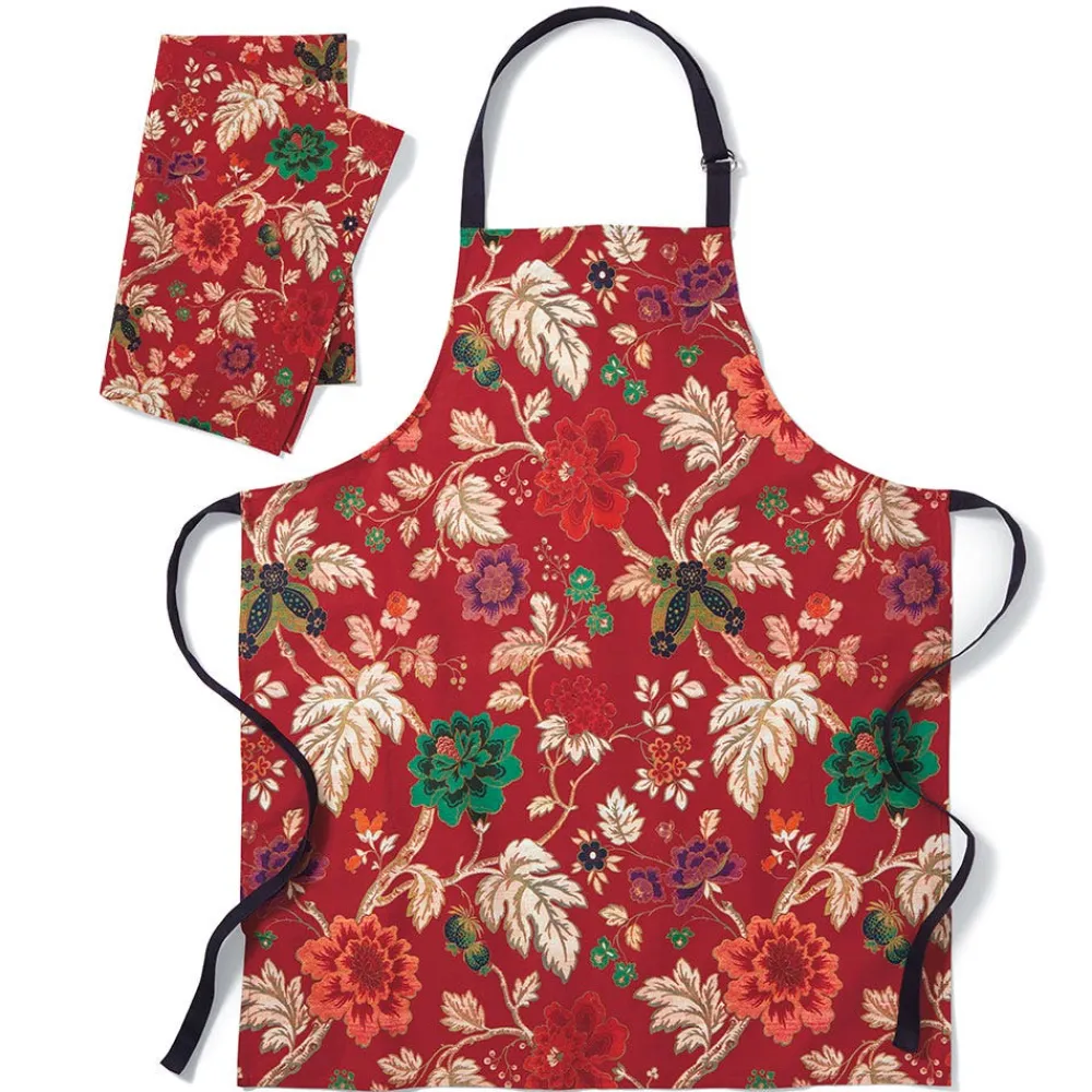 Tableware^The Met Store Lyon Floral Apron and Tea Towel Set