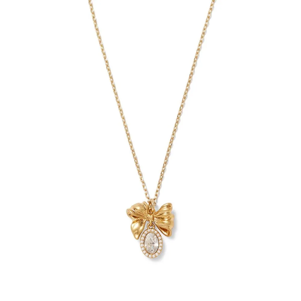 Necklaces^The Met Store French Wreath Bow Pendant Necklace