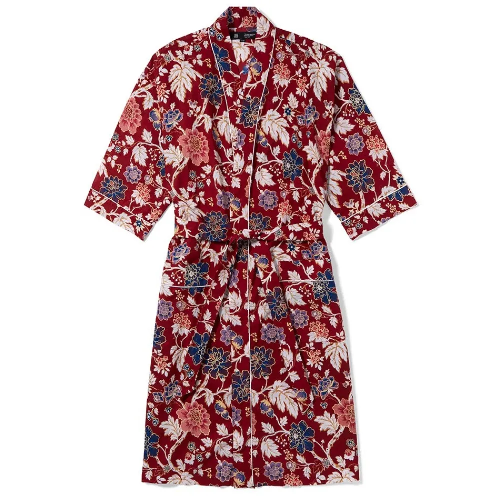Clothing^The Met Store Lyon Floral Cotton Women's Robe