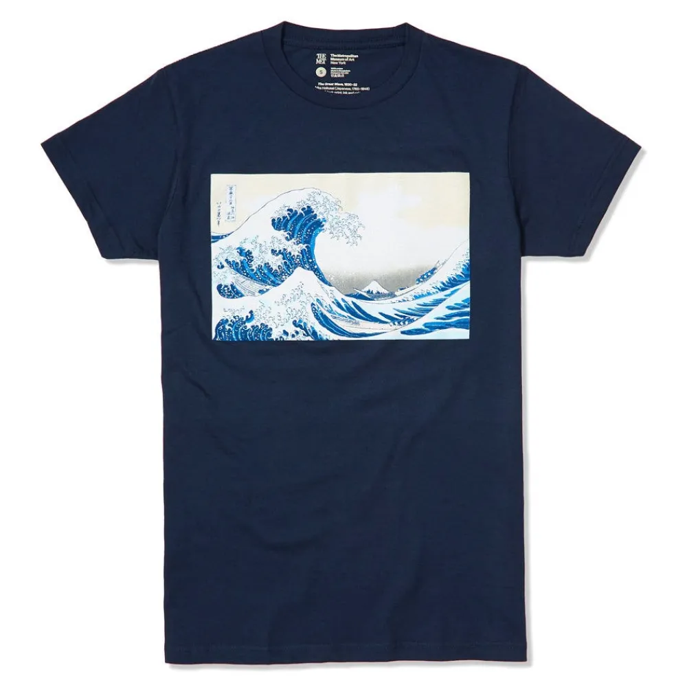 Clothing^The Met Store Hokusai Great Wave Tee White
