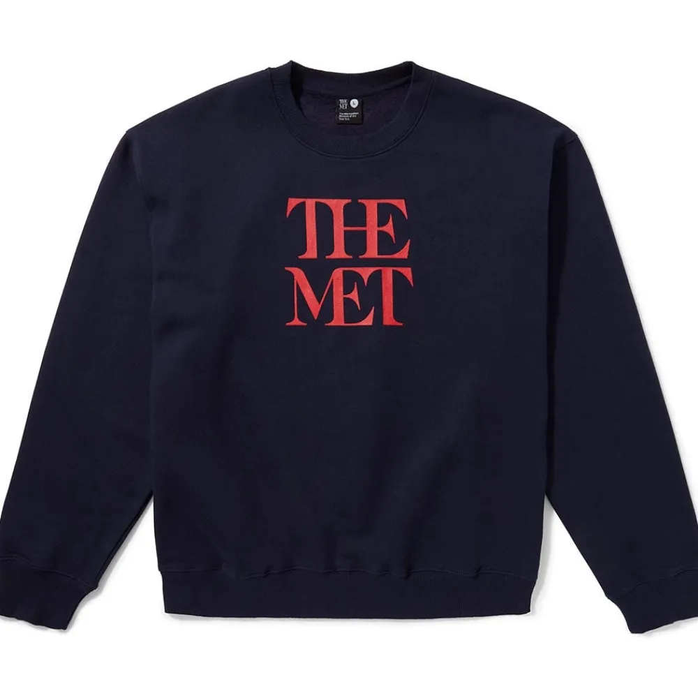 Clothing^The Met Store Met Logo Crew Neck Sweatshirt