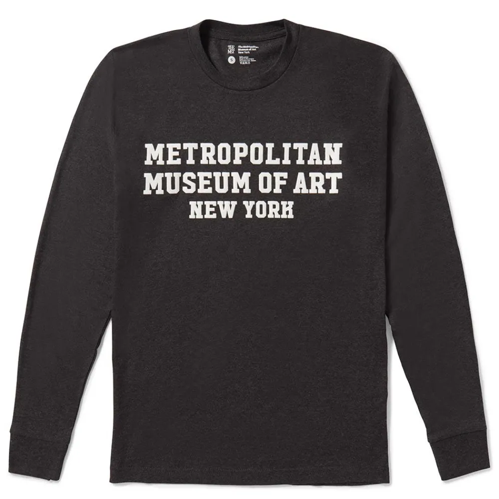 Clothing^The Met Store Met Campus Long-Sleeve Tee White