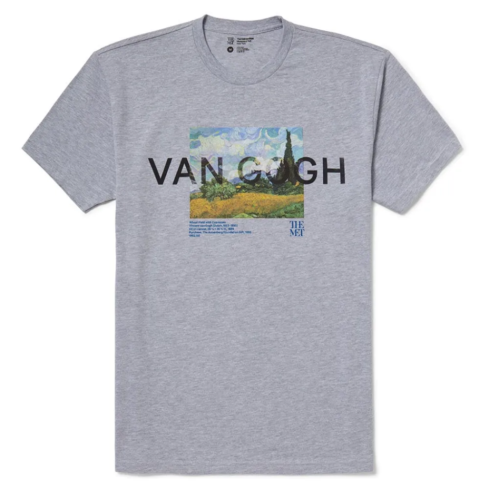 Clothing^The Met Store Van Gogh Wheat Field With Cypresses Unisex Tee