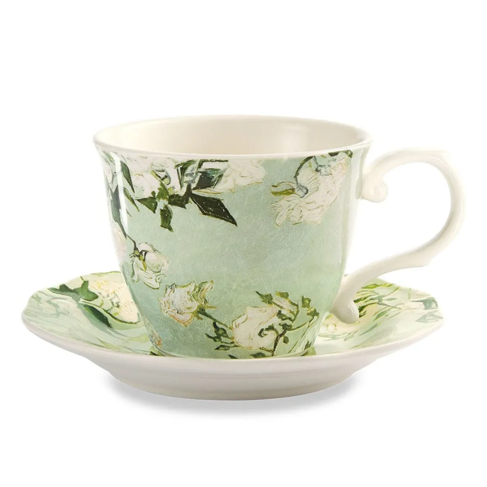 Tableware^The Met Store Van Gogh Roses Teacup and Saucer