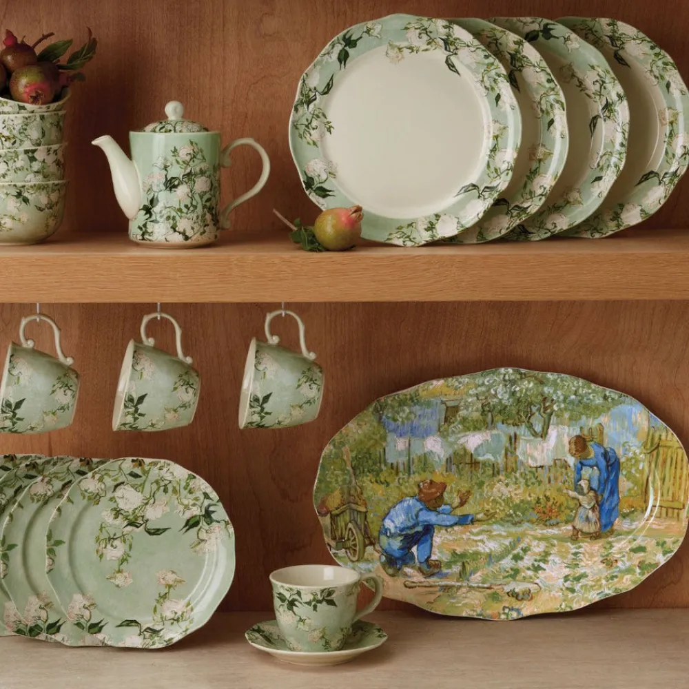 Tableware^The Met Store Van Gogh Roses Salad Plate
